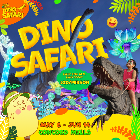 05/06 - 06/14 - LuminoCity’s Dino Safari 